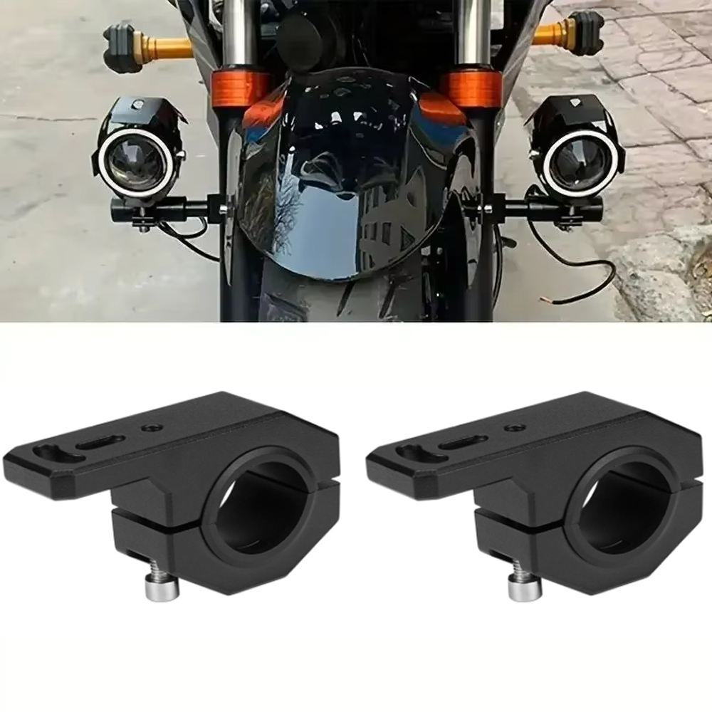 Outdoor Power Products - 2pcs Motorcycle Mounting Bracket Headlight Spotlight