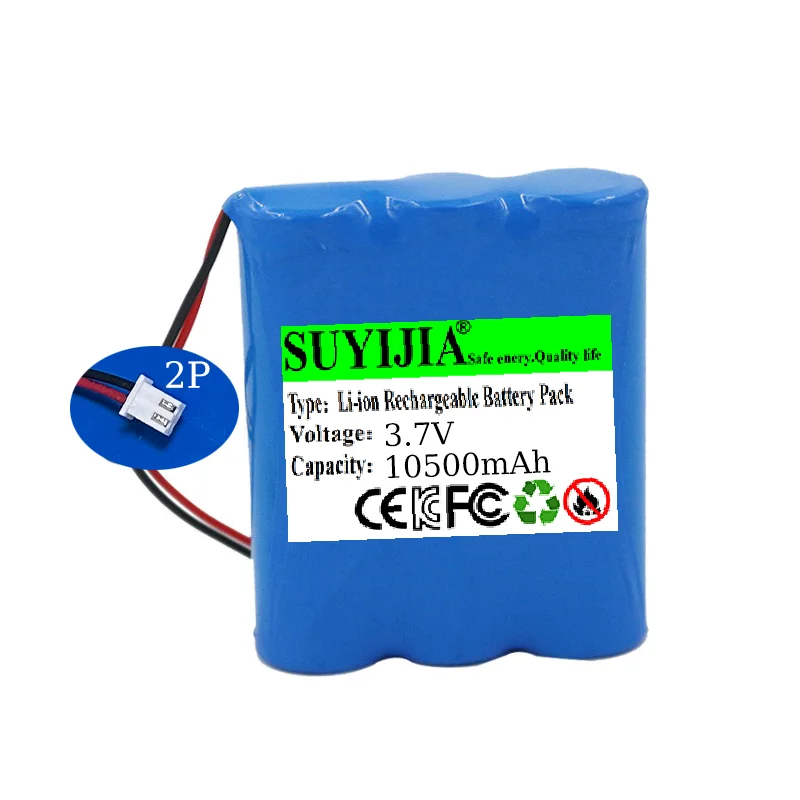 Outdoor Power Products - 1S3P18650 3.7V 10200mAh Li-ion rechargeable battery