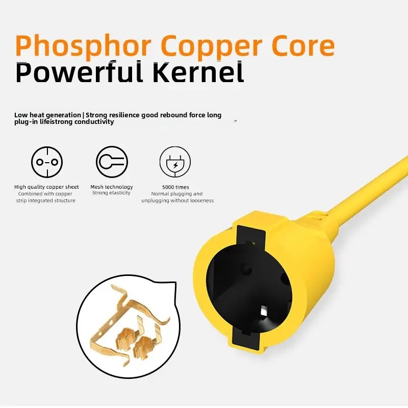 16A EU Schuko Power Strip 4KW  - Extension Cord Outdoor 评论和价格