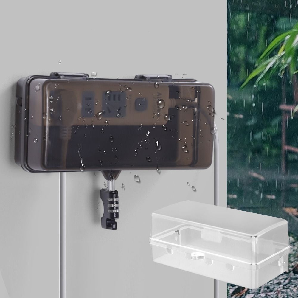 Portable Plastic Plug Box Anti - Extension Cord Outdoor 评论和价格