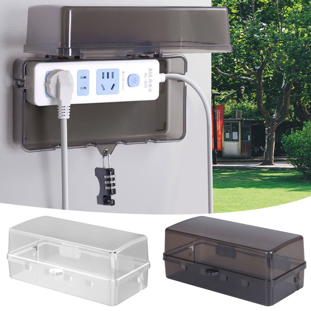 Portable Plastic Plug Box Anti - Extension Cord Outdoor 评论和价格