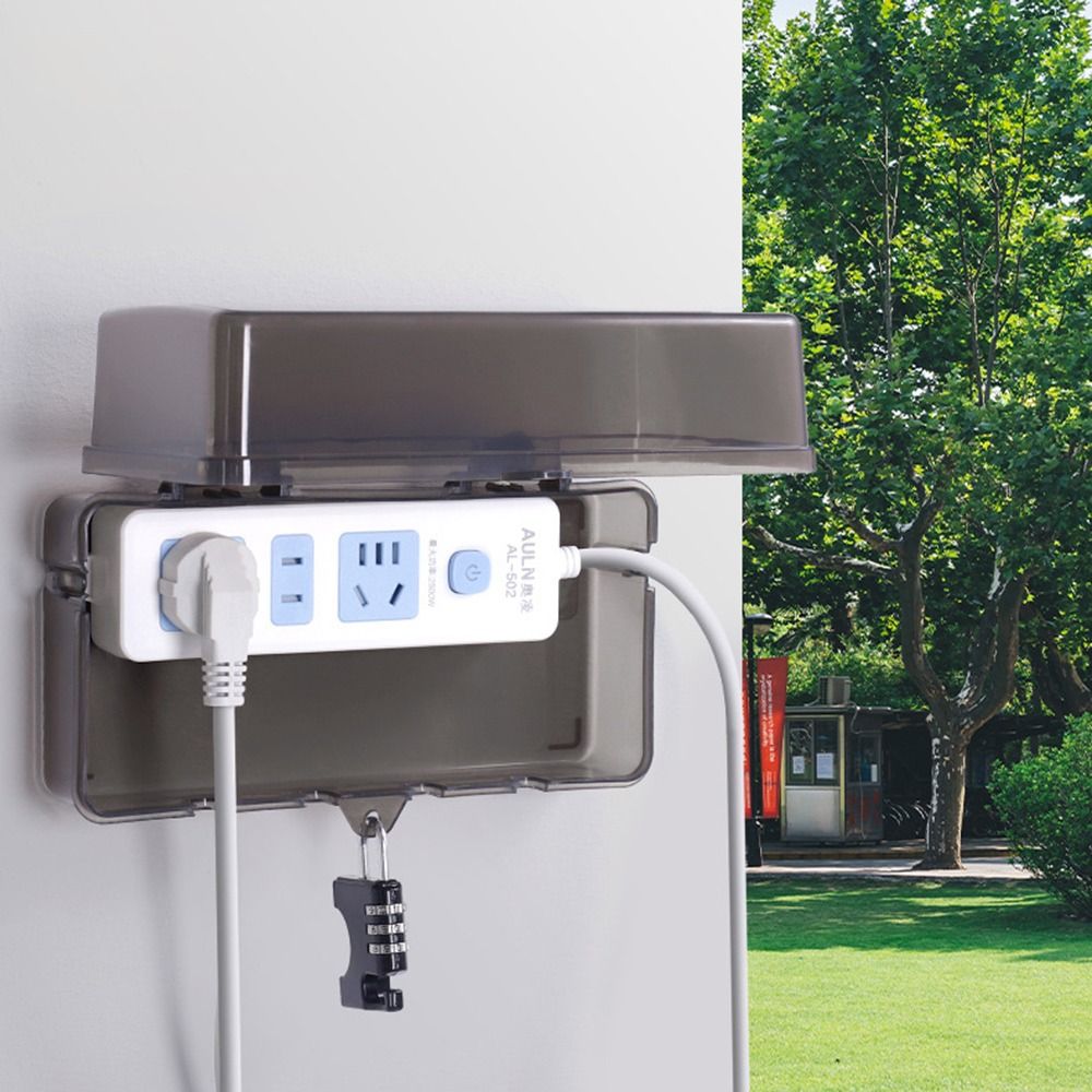 Portable Plastic Plug Box Anti - Extension Cord Outdoor 评论和价格