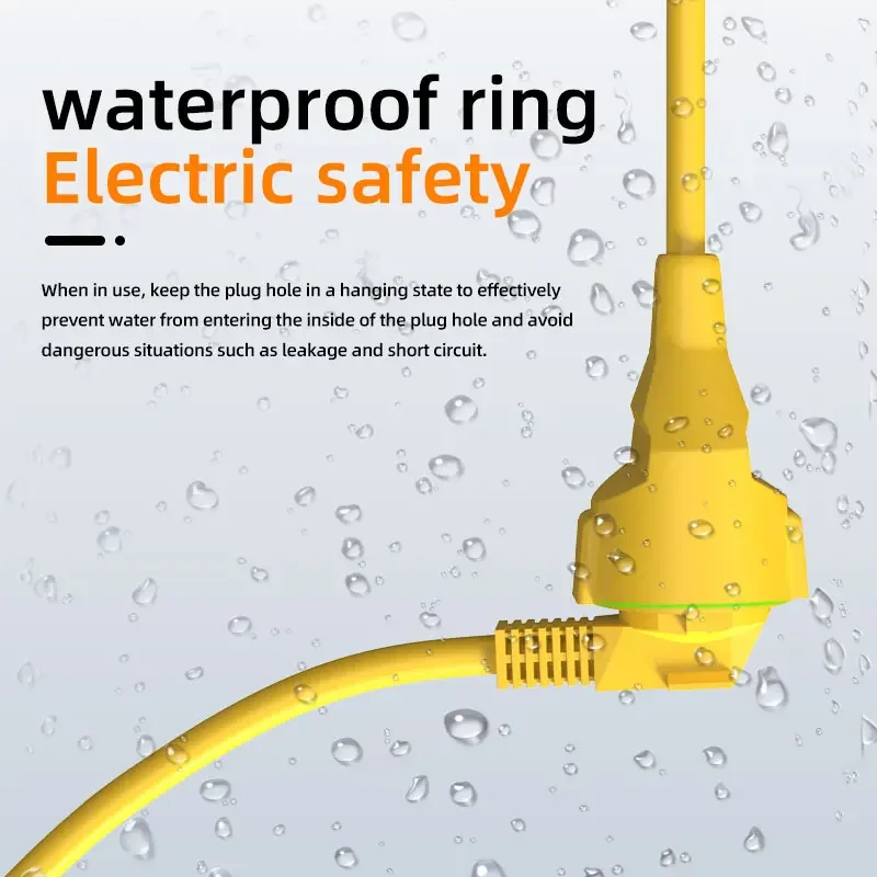 4KW 16A EU Schuko Power Strip  - Extension Cord Outdoor 评论和价格