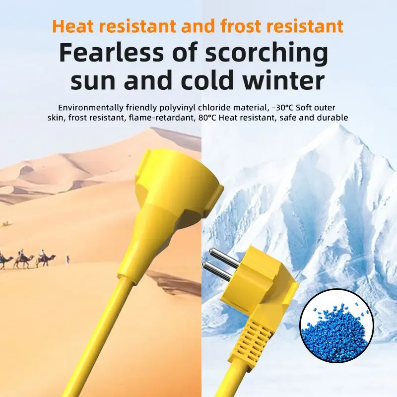 4KW 16A EU Schuko Power Strip  - Extension Cord Outdoor 评论和价格