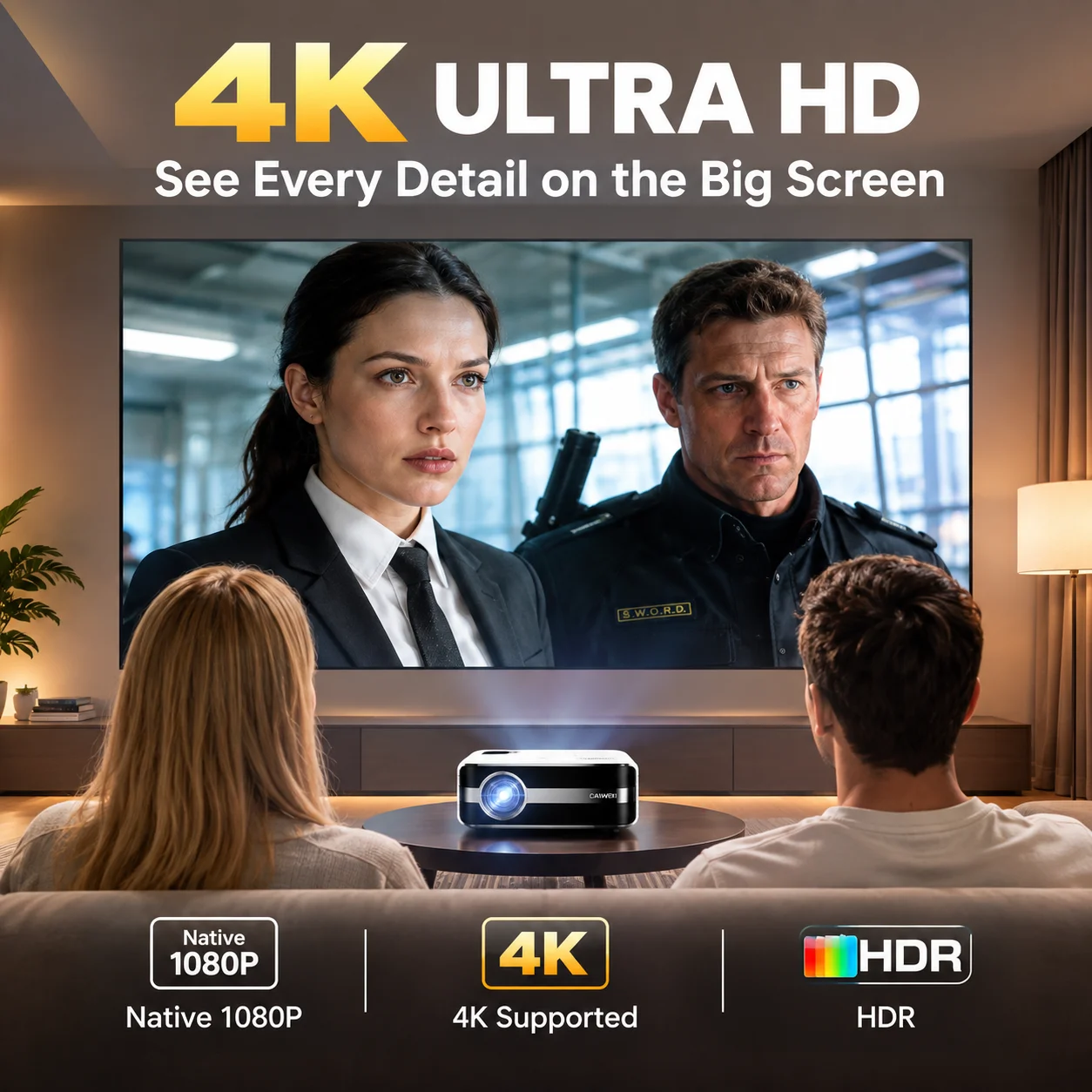 New A9S 4k 4000ANSI Projector  - Outdoor Power Products 评论和价格
